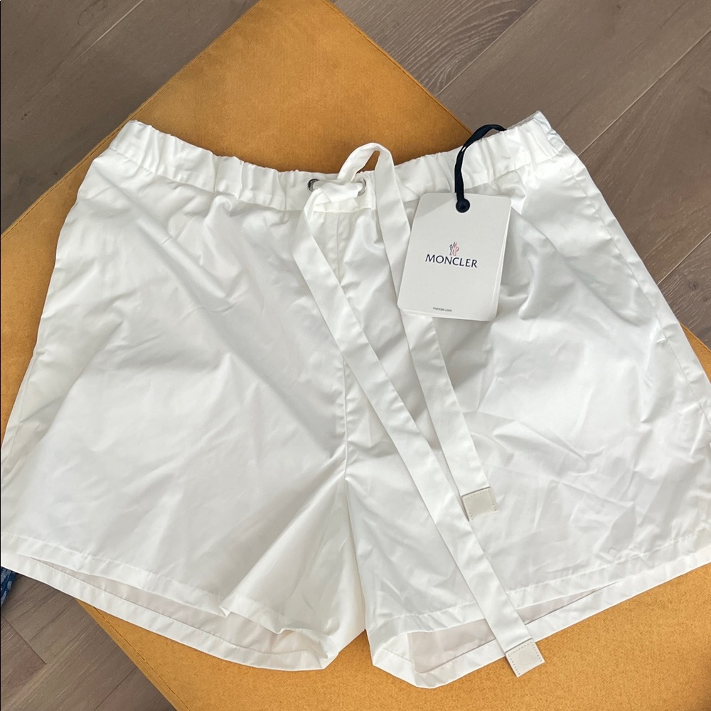 Moncler White Shorts